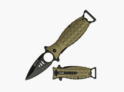 Mtech Green Opening Grenade cuchillo plegable