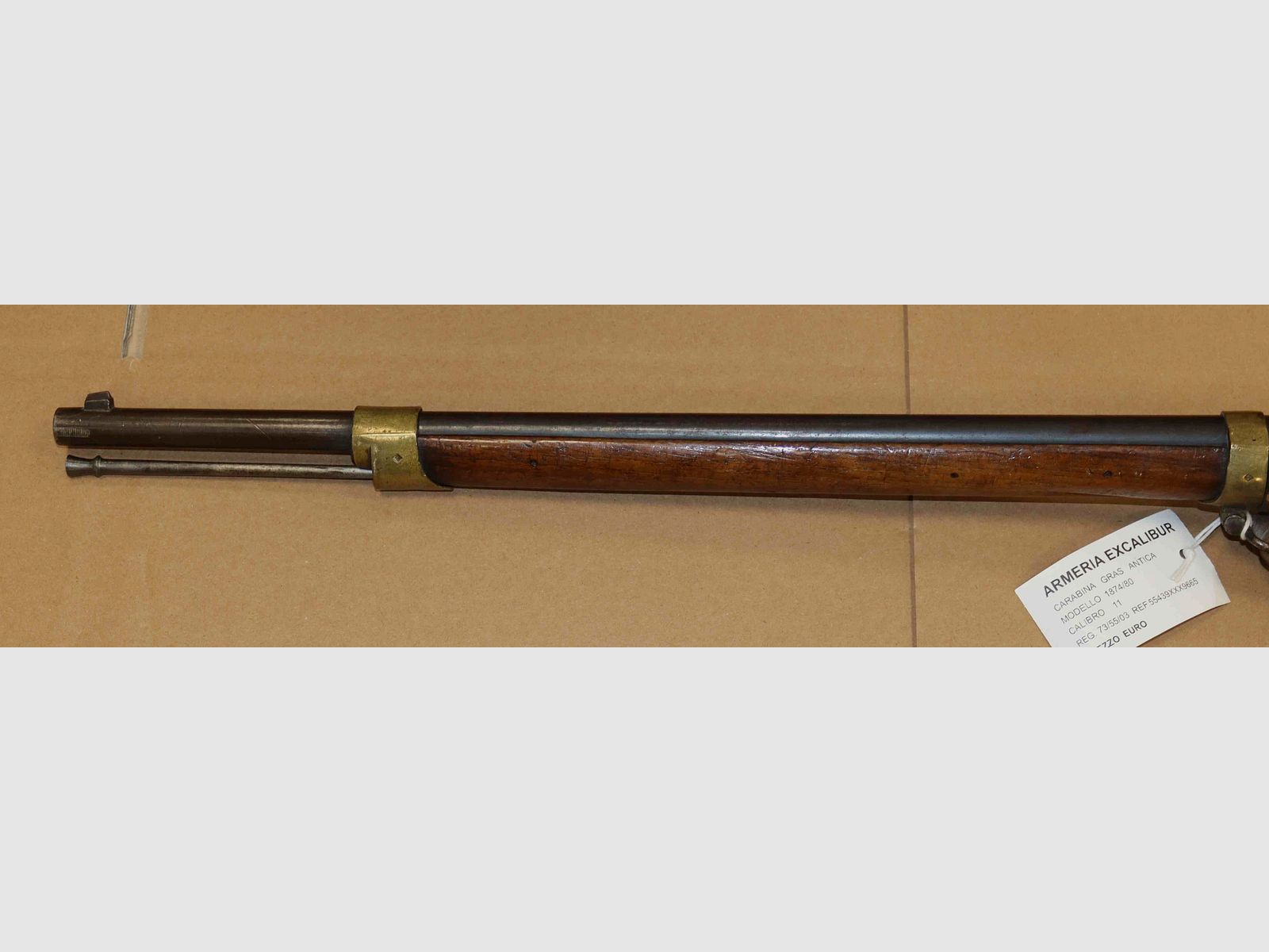Carabina Gras Saint Etienne Modello 1874/80 Calibro 11 MM, immagine 4 di 12