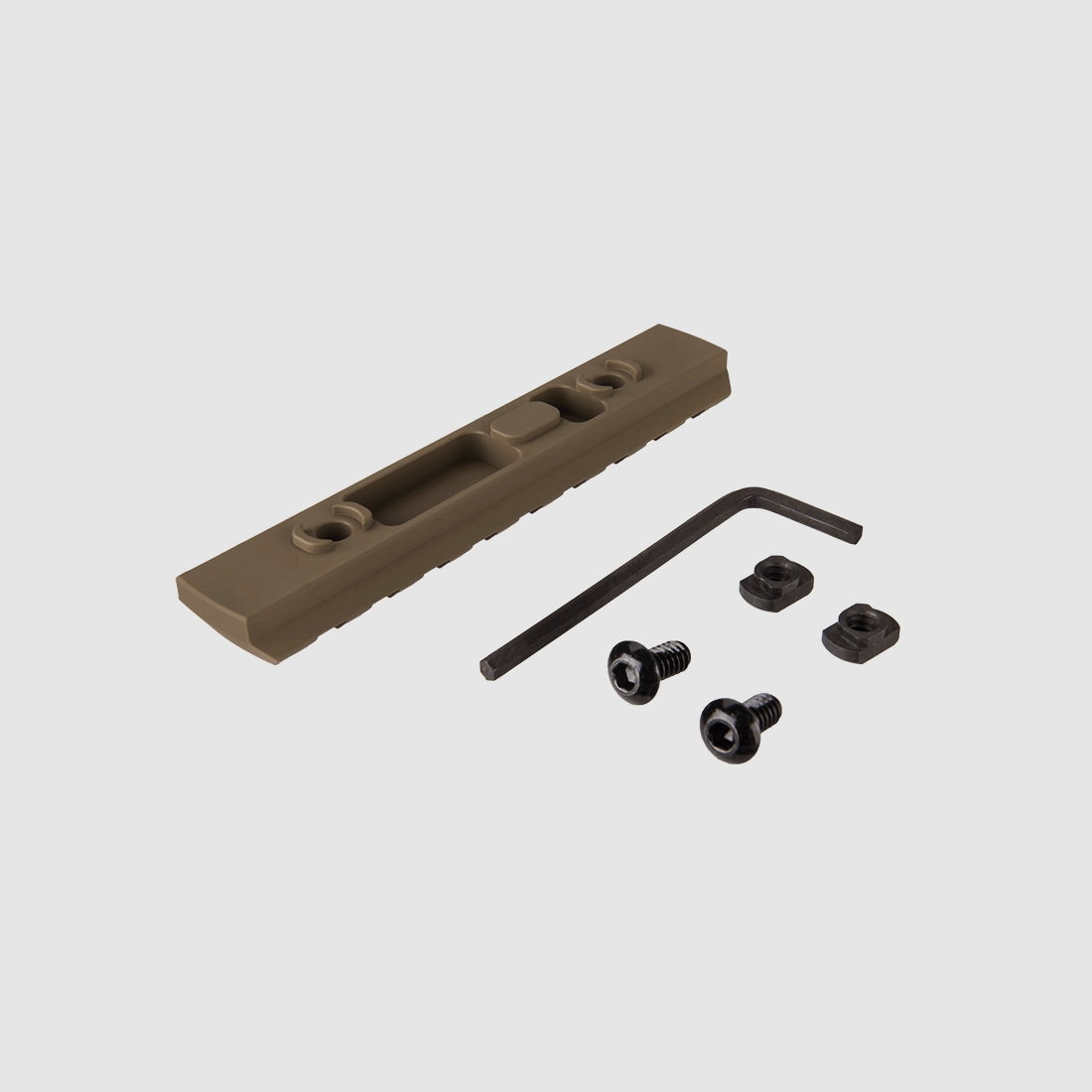 Aluminium-Schiene M-LOK 9 Slots TAN, Bild 3 von 3