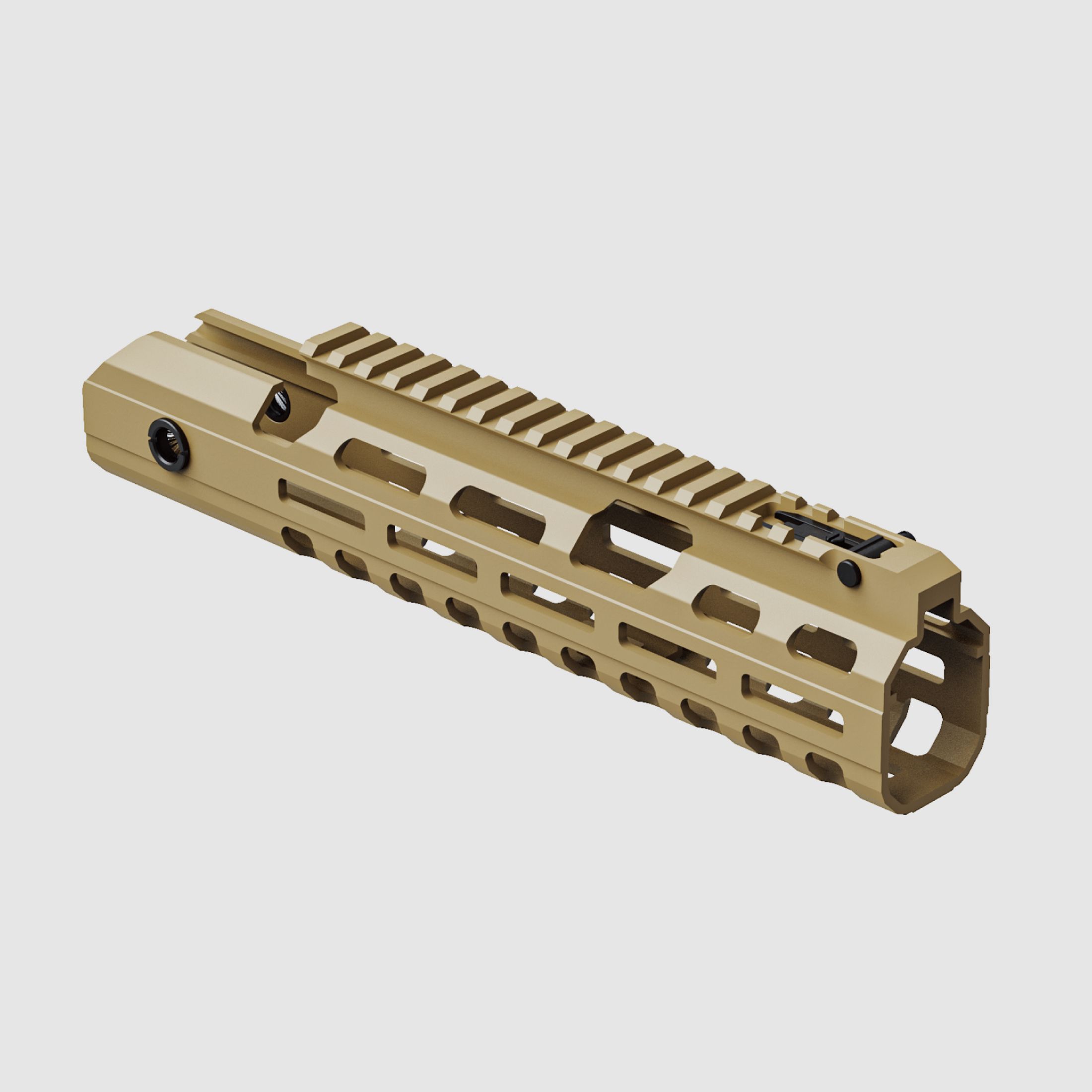 Ares Amoeba Mutant Quick Change Handguard 280mm Donker Aarde
