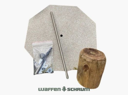 Wild lollipop mounting set post and post installation for lick stones