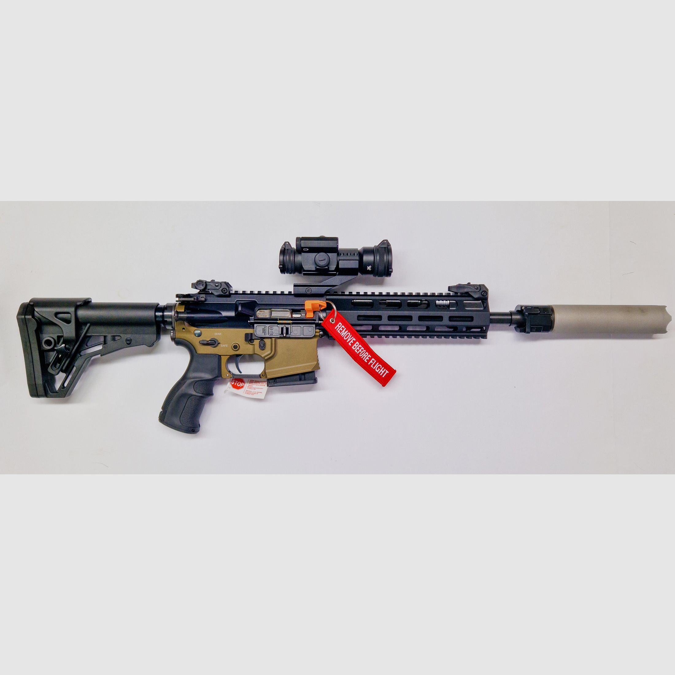 NEU & OVP - Haenel CR223 Duotone - .223Rem. - 10,5" (Jäger&WHE) - B&T Rotex-V - Vortex Strikfire II