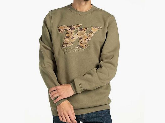 Men's Sweatshirt Redstone Crew Neck Khaki - Winchester®
