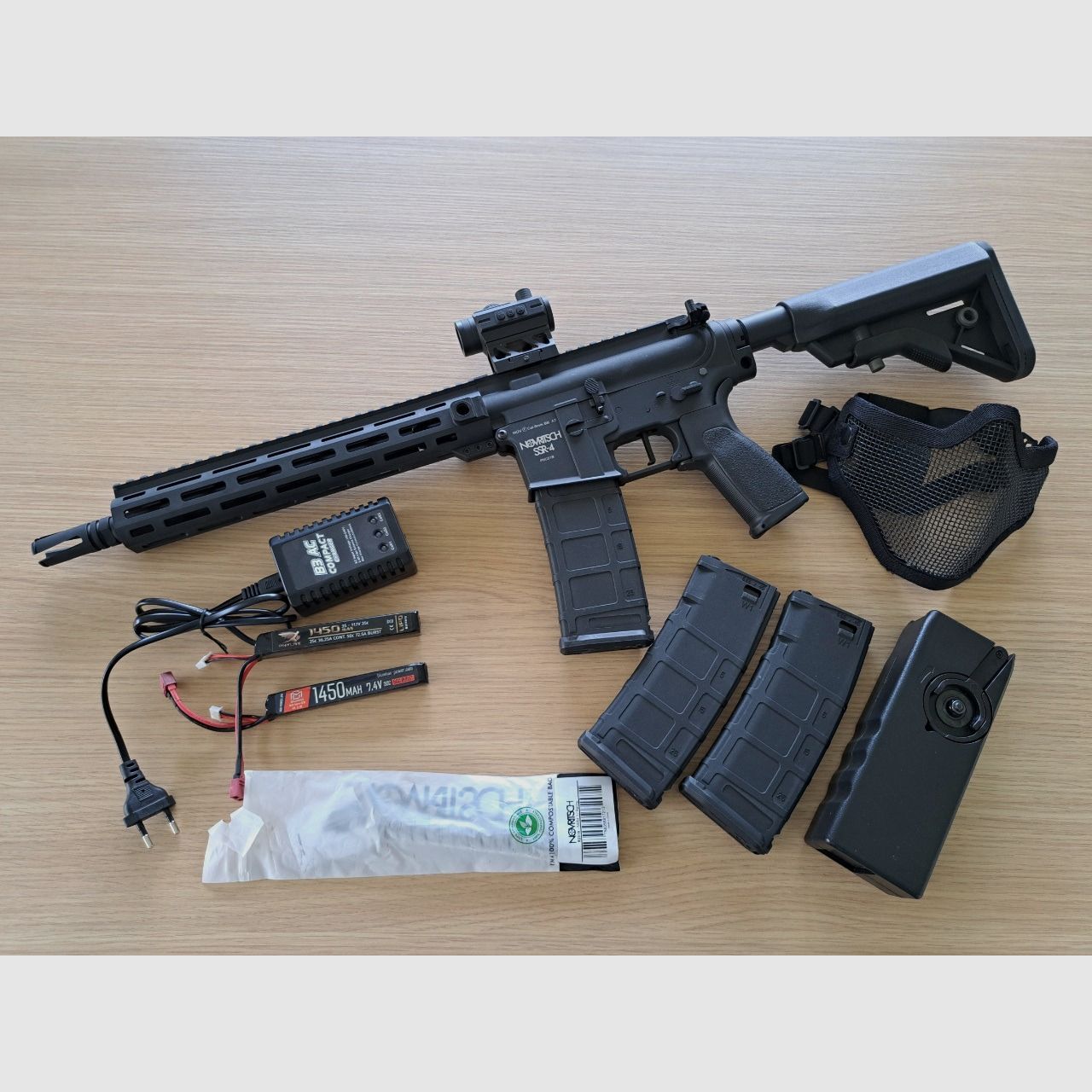 Novritsch - SSR4 Mk1 Gen2 + Red Dot – AEG Airsoft AR 15 6mm BB