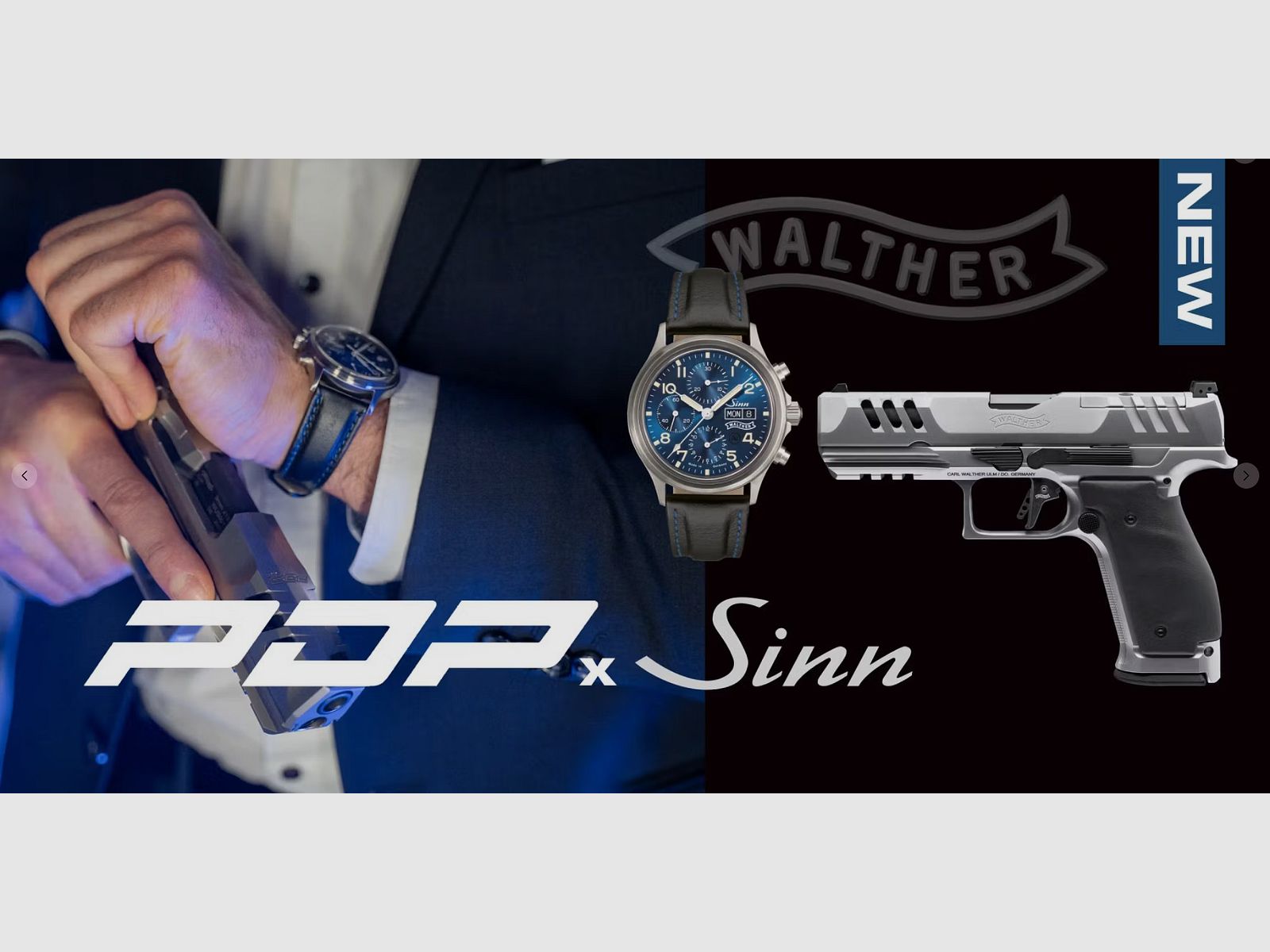 Walther – Pistole / PDP Steel Frame SINN Edition / 4.5 / OR / Kal. 9mm Para / 18 Schuss / Limited Set mit Uhr, Bild 5 von 8