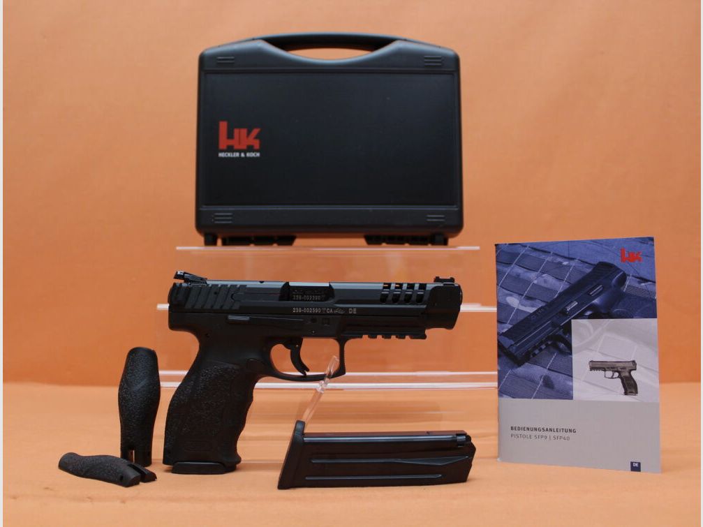 Heckler&Koch Ha.Pistole 9mmLuger Heckler&Koch/H&K HK SFP9L PB (SF) 127mm Polygonlauf/ Push-Button (9mmPara/9x19), Bild 2 von 3