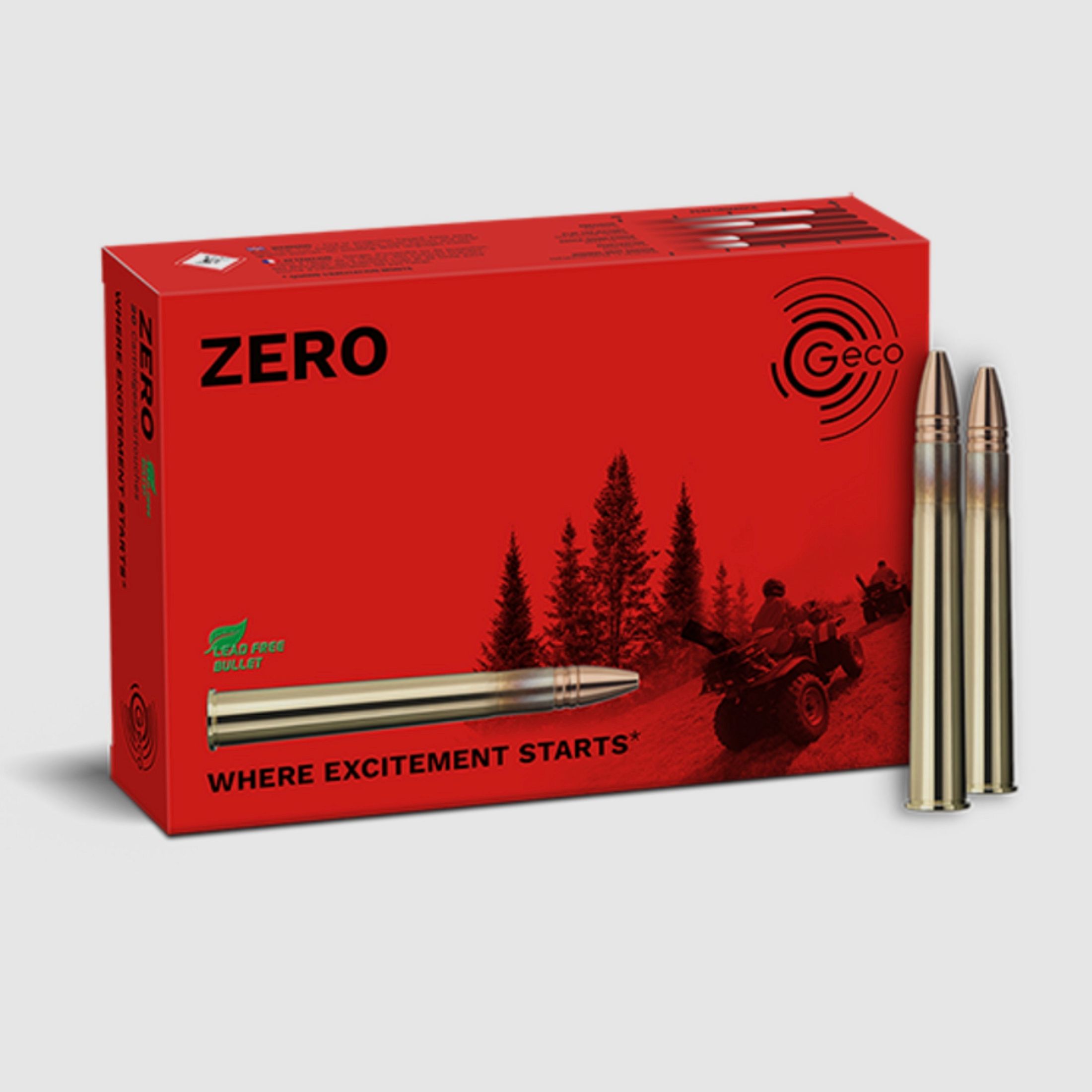Geco Zero 9,3x74 R 11.9 g 184 gr Büchsenmunition Bleifrei