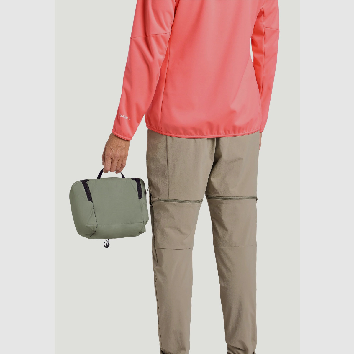 JACK WOLFSKIN Wandermood Washbag Kulturbeutel zum aufhängen Mint Leaf