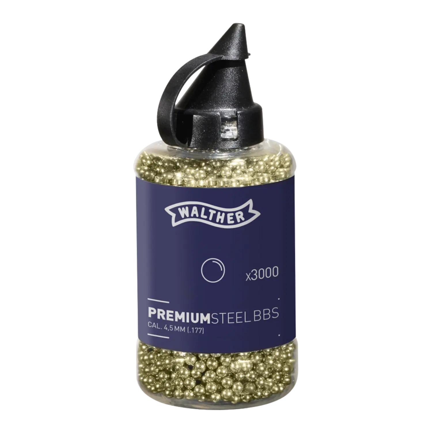 Walther BB steel round balls 4.5mm 3000 pieces