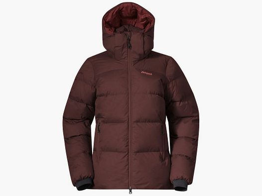 Bergans Damen Jacke Lava Medium Down w/Hood Bordeaux L