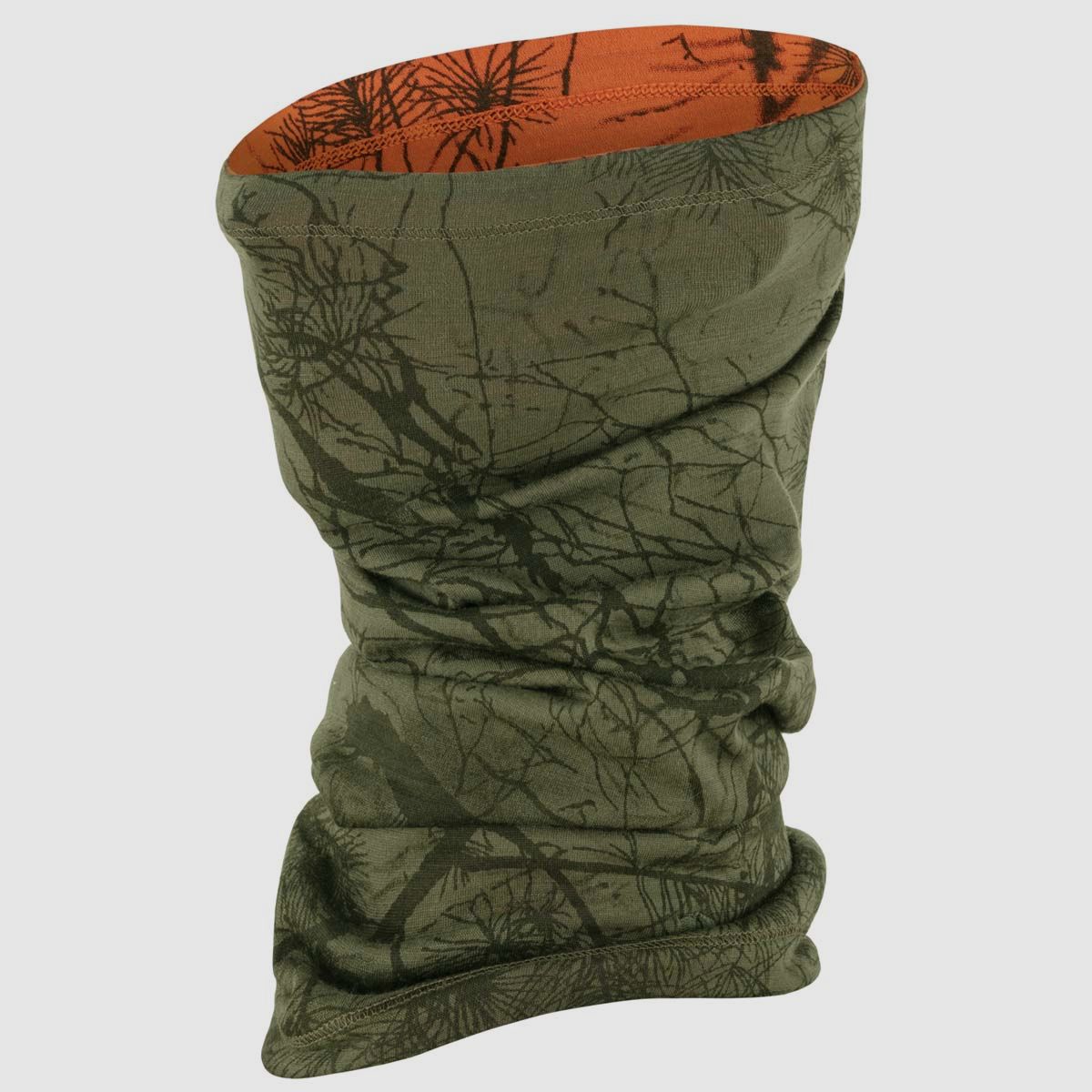 Fjällräven Neck Gaiter Lappland Green Camo Orangen Multi