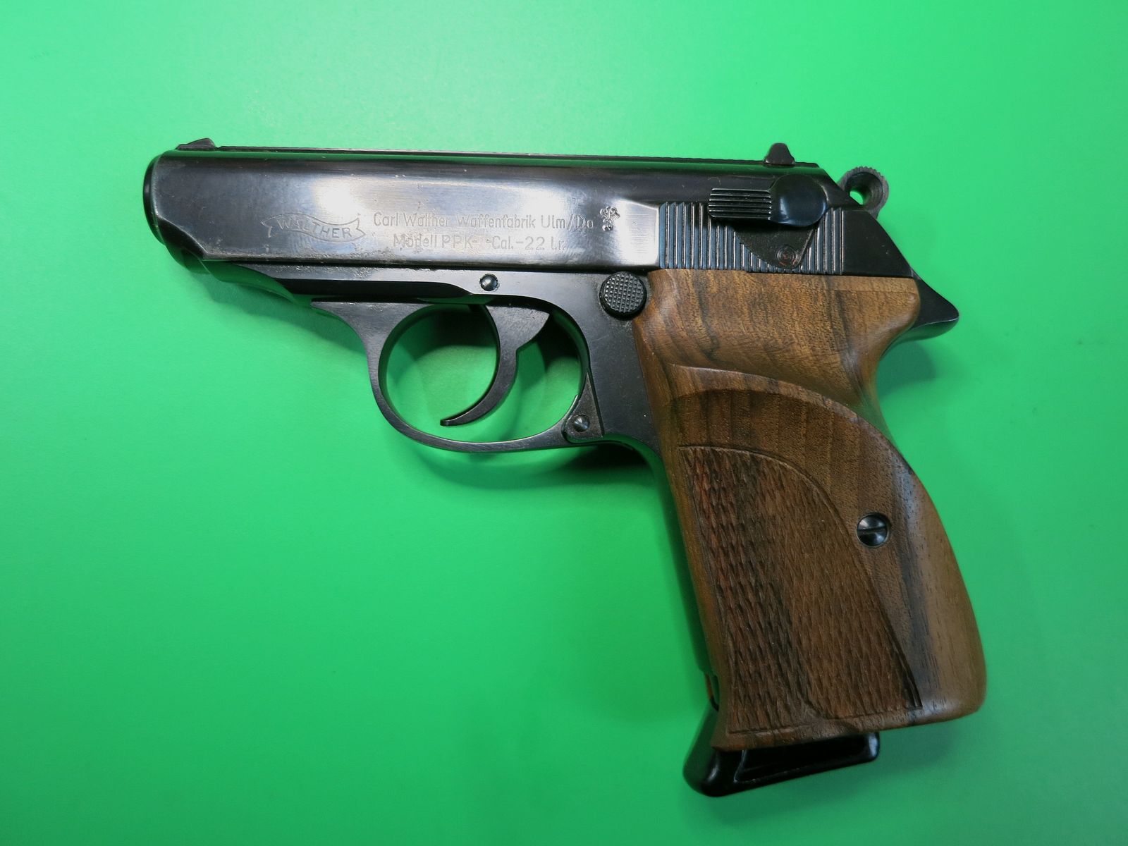 Halbautomatische Pistole, Walther PPK, Kal.  .22lr Übungspistole       #43-