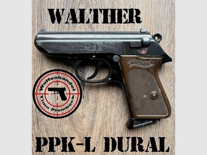 Sammlerpistole  Walther  Mod. PPK-L (Dural)  im Kaliber 7,65mm