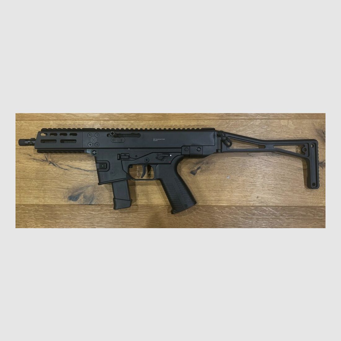 B&T AG (Brügger and Thomet) GHM9 Glock self-loading rifle with silencer