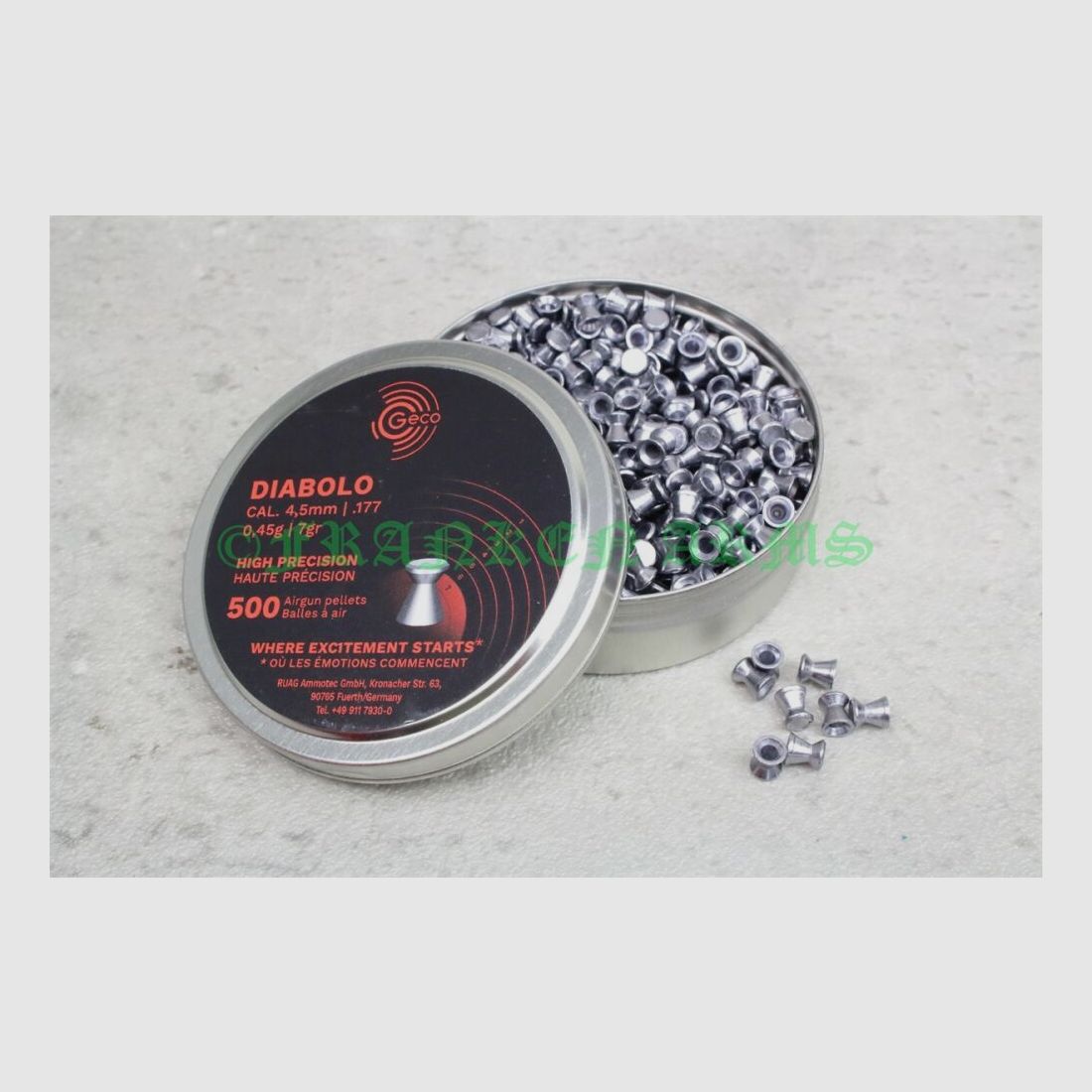 Geco Diabolo 4,5mm 500 Stück