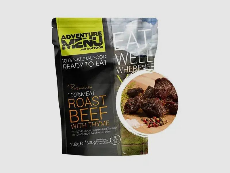 Adventure Menu Roast Beef con Tomillo