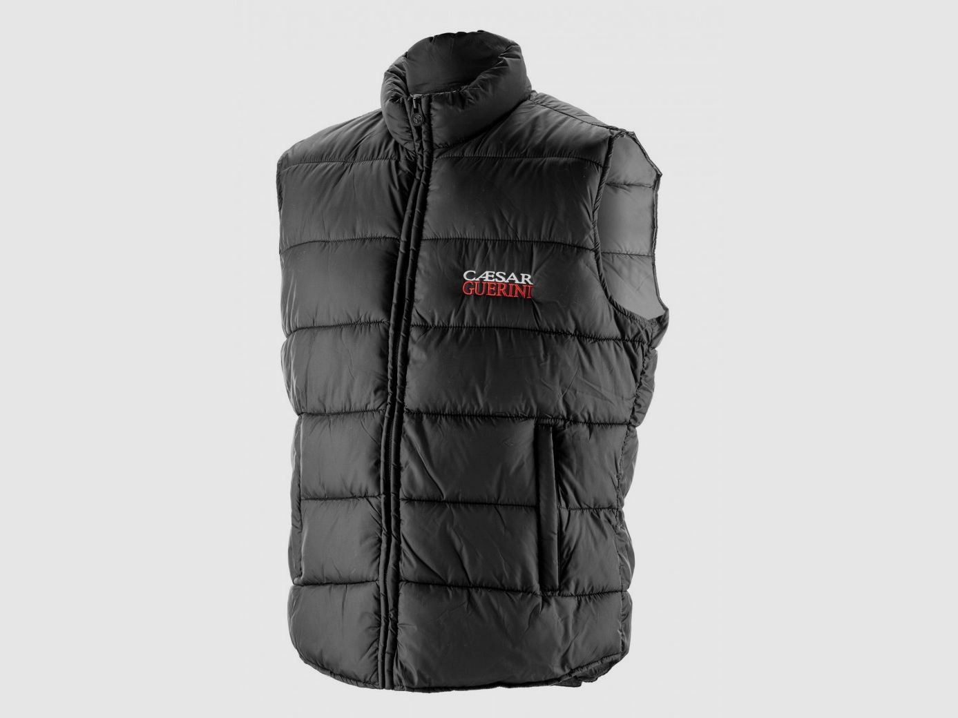 Gilet Padded Nero Caesar Guerini Taglia M, immagine 1 di 3