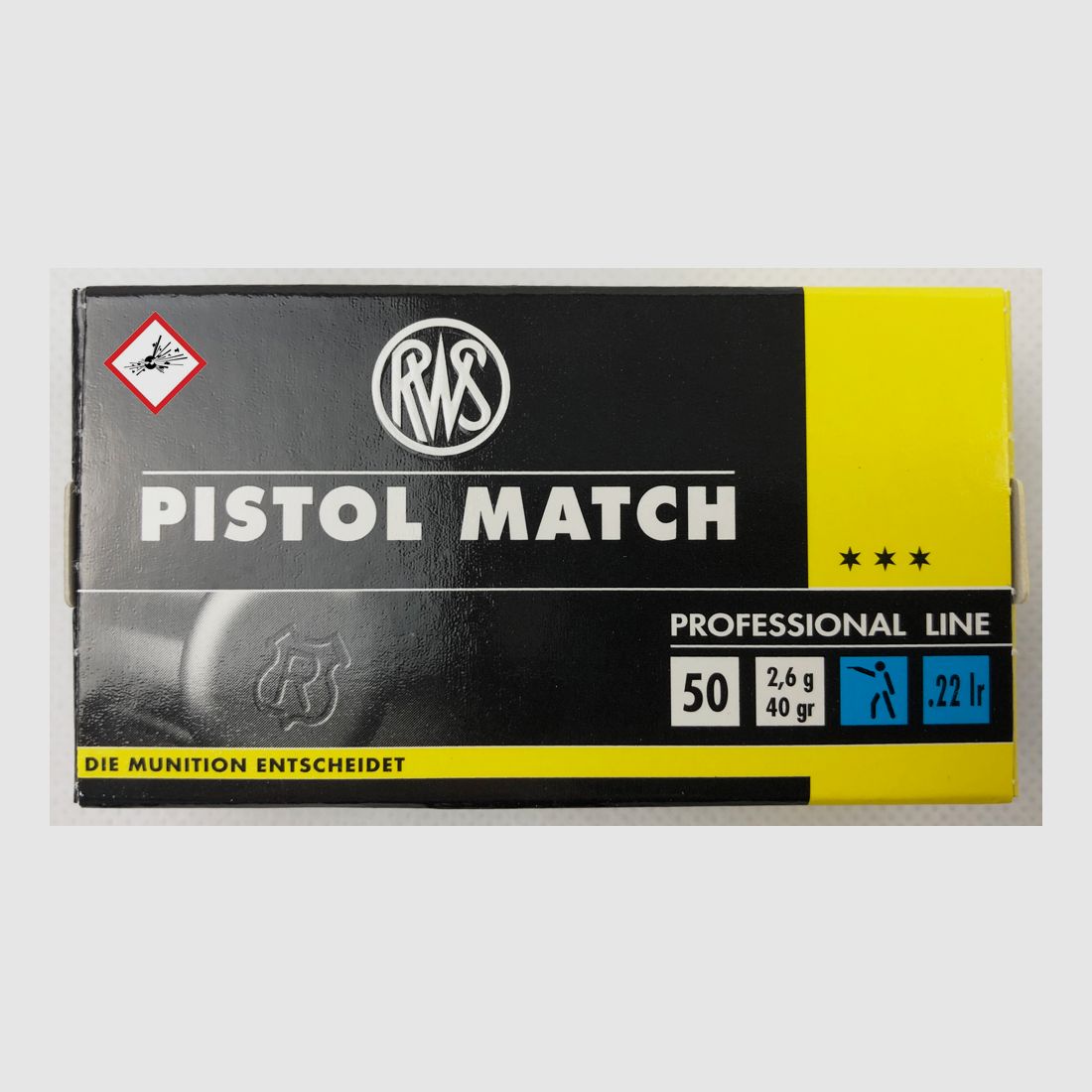 RWS Kleinkaliberpatrone Pistol Match .22lr
