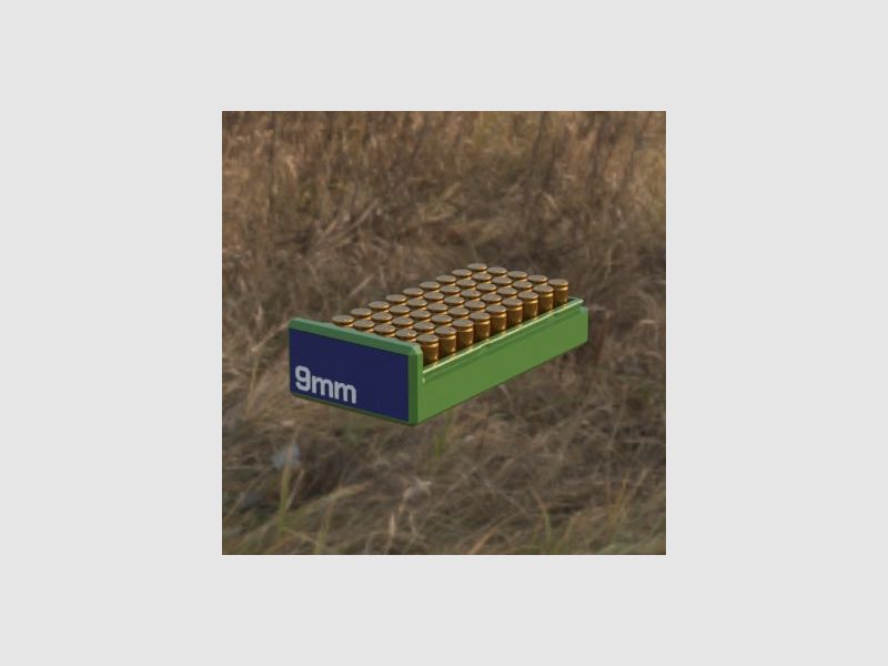Filamelt Munitionsbox / 9x19mm Para / Luger / ‘Schiebedeckel’ / Patronenbox, Ammo Box