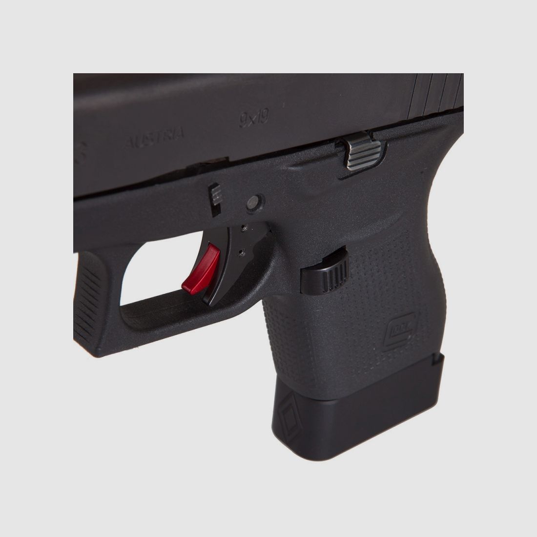 GLOCKSTORE Verlängerter Magazinhalter Schwarz GLOCK 43, Bild 3 von 3