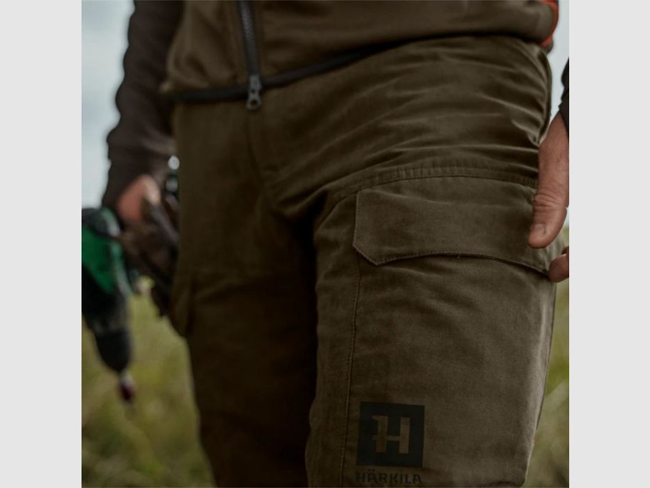 Härkila H-Pants Scandinavian | willow green/deep brown, image 11 of 14