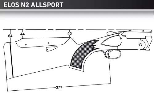 Trapgeweer Fabarm N2 Allsport/ Trap 2 Bands kal. 12/76cm, afbeelding 3 van 7