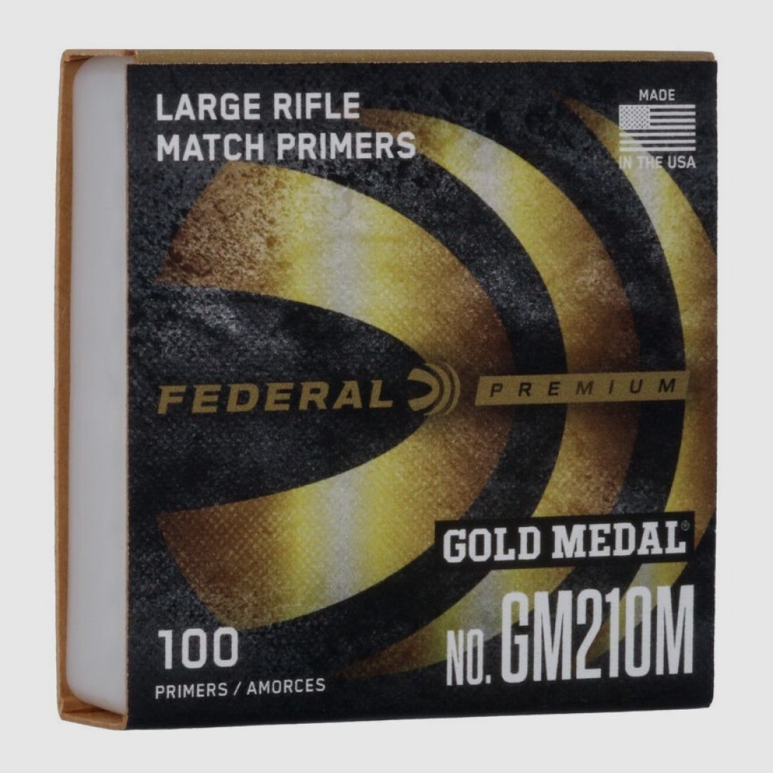 Federal GM210M Gold Medal Large Rifle Primer VE100