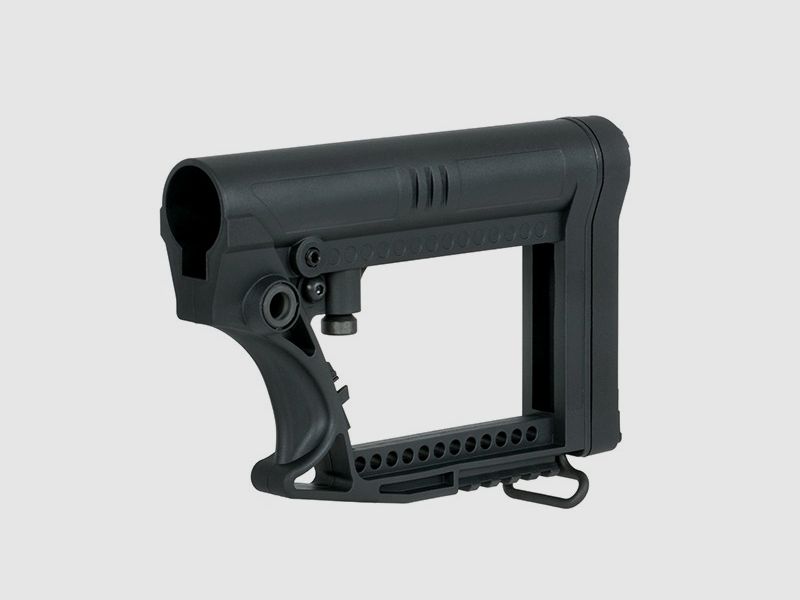 Schulterstütze für M 4 / AR 15 Modelle in Schwarz