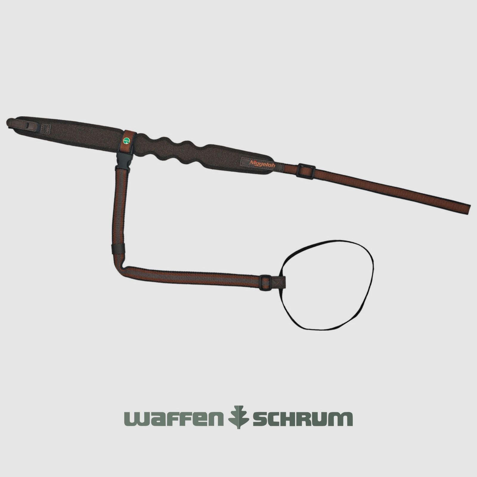 Niggeloh Gewehrriemen FIX Loden - braun Loden - braun