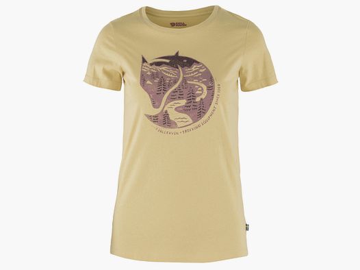 Fjällräven Damen-T-Shirt Arctic Fox Print