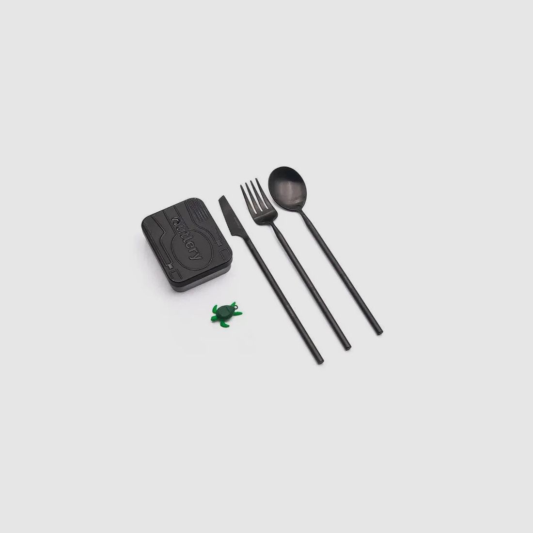 Outlery Reisebesteck-Set, Edelstahl, Taschenformat