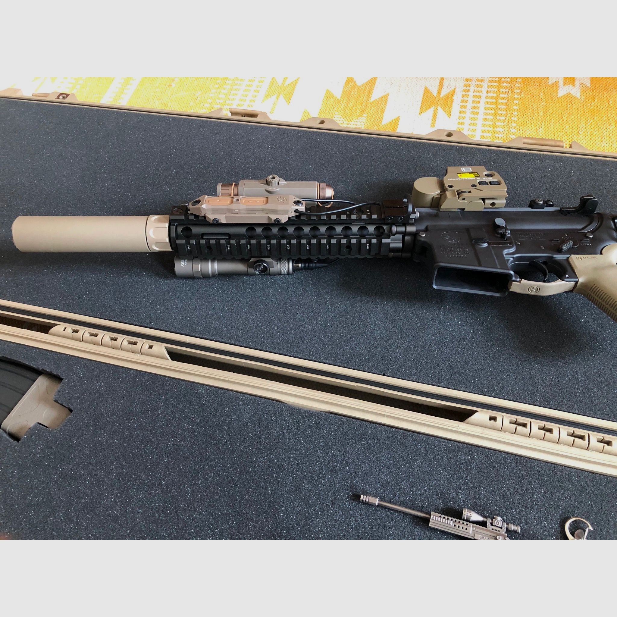 Tokyo Marui MK 18gbb und MK16 URGI AEG, Glock 19X