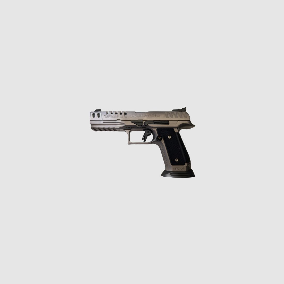 Walther Q5 Match Steel Frame Black Tie 9mm Luger #Second Hand #wenig geschossen Kopie