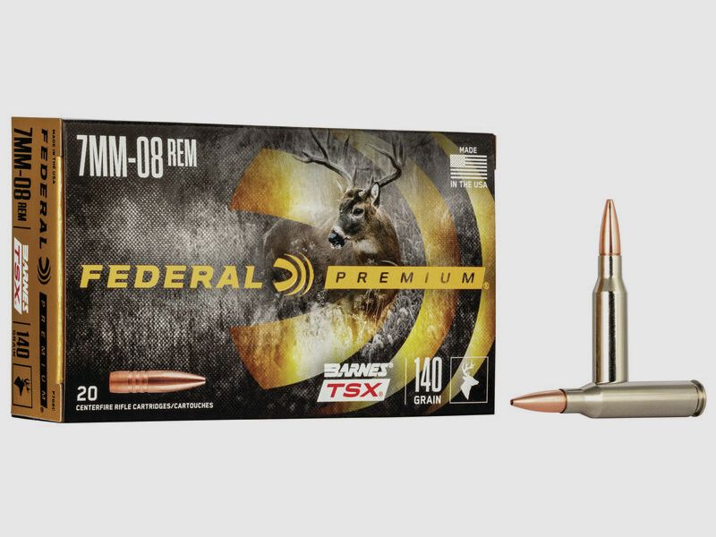 Federal Premium Barnes TSX 7mm-08 Rem. 140GR HP 20 Patronen