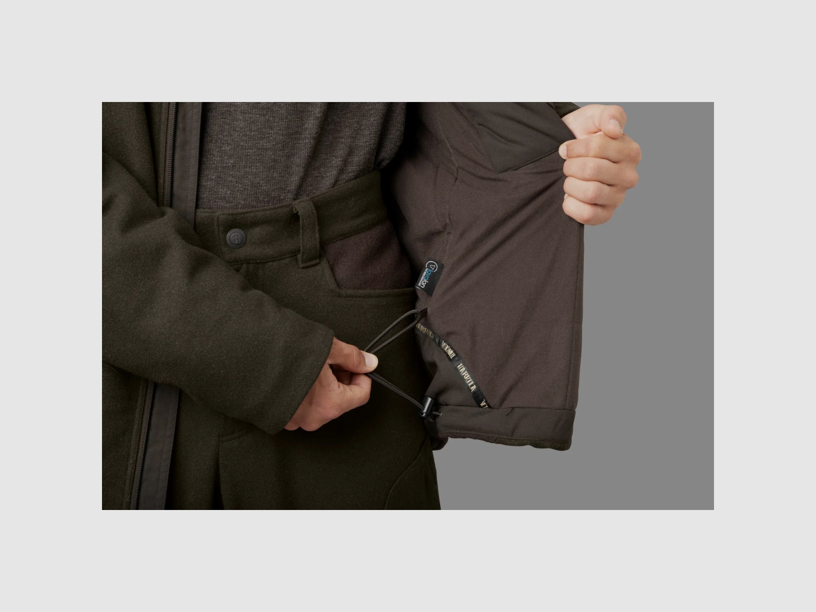 HÄRKILA Metso Winter Jacke Willow Green/ Shadow Braun