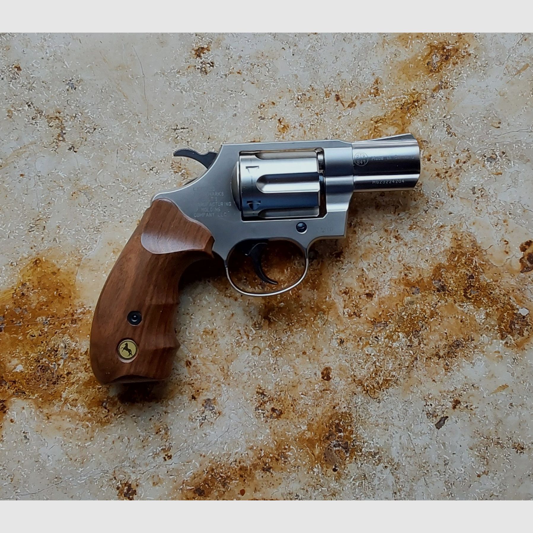 COLT DETECTIVE SPECIAL   NICKEL  9mm R.K    PTB 841