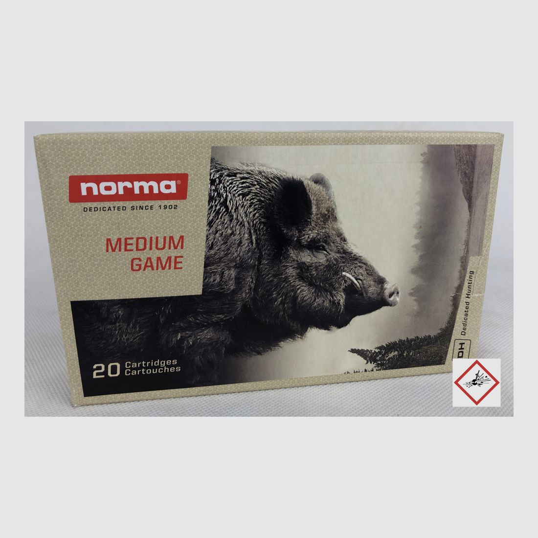 Norma Vulkan hunting cartridge cal. 8X57 JS 196grs