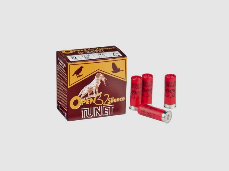 PATRONEN TUNET OPEN SILENCE 12/70 32GR PB6 X25