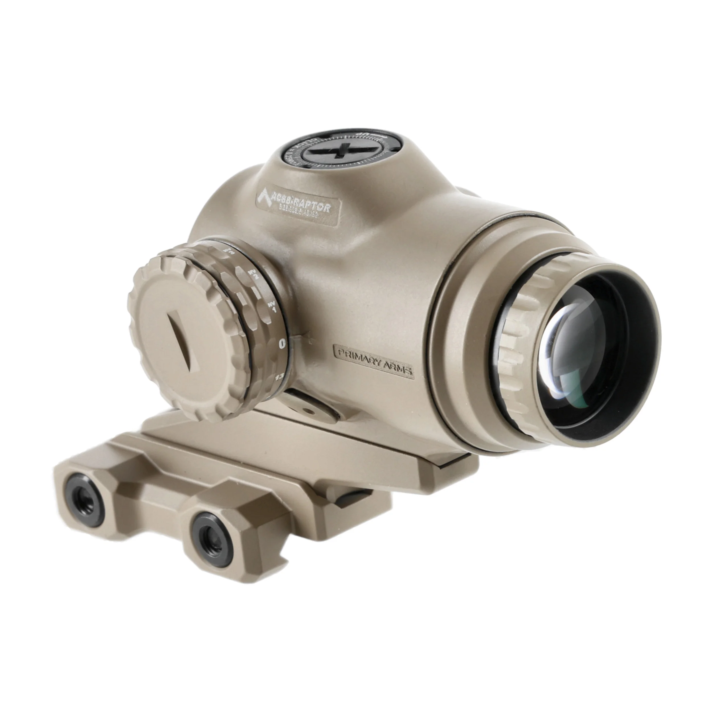 Prismakijker Primary Arms SLx 3x Micro Prism iR Red ACSS Raptor 5,56/.308 Yard FDE (PA-SLX-3XMP-RAPTOR-5), afbeelding 8 van 20