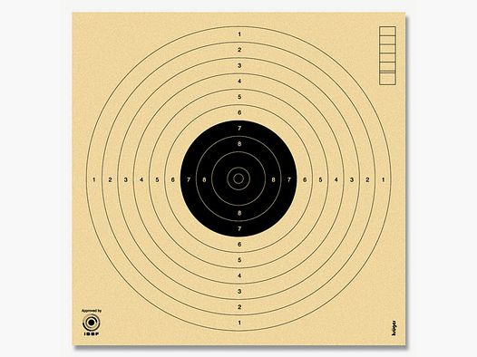 Air pistol target 10m consecutively numbered #3000N