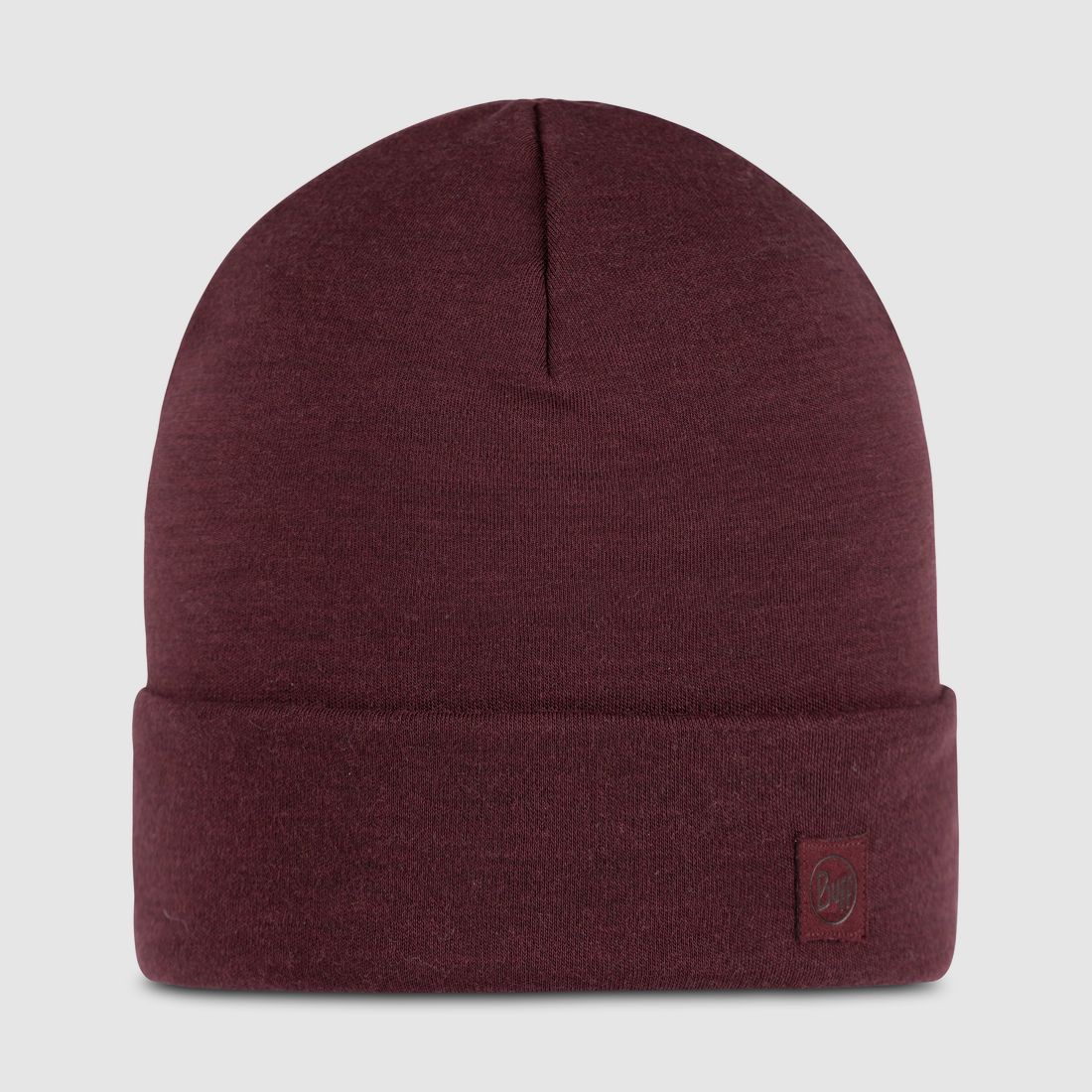 Czapka Buff Merino Heavyweight Solid Garnet