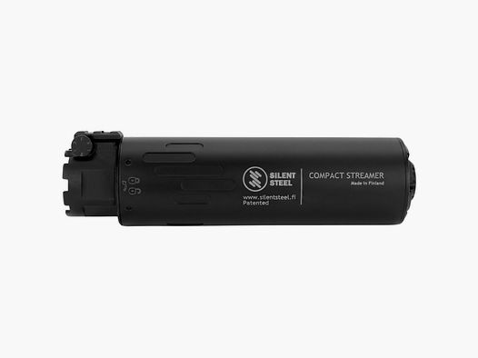 Silent Steel - Schalldämpfer Flow Compact Streamer Steel 7,62 QDB Bolt Lock - Black - CST762SS QDB