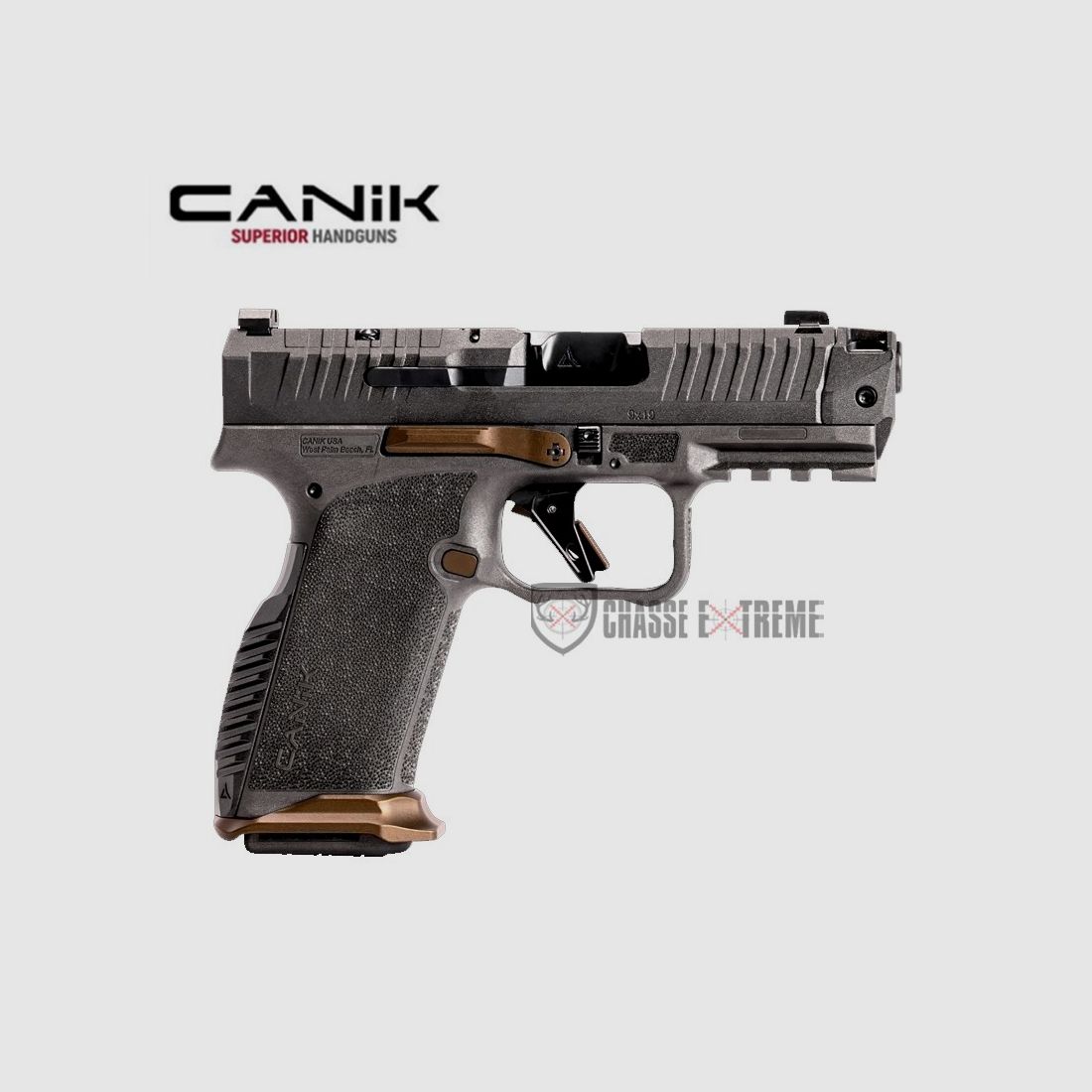 Pistool CANIK Mete MC9 Prime Radian Kal. 9x19 Grijs, afbeelding 1 van 5