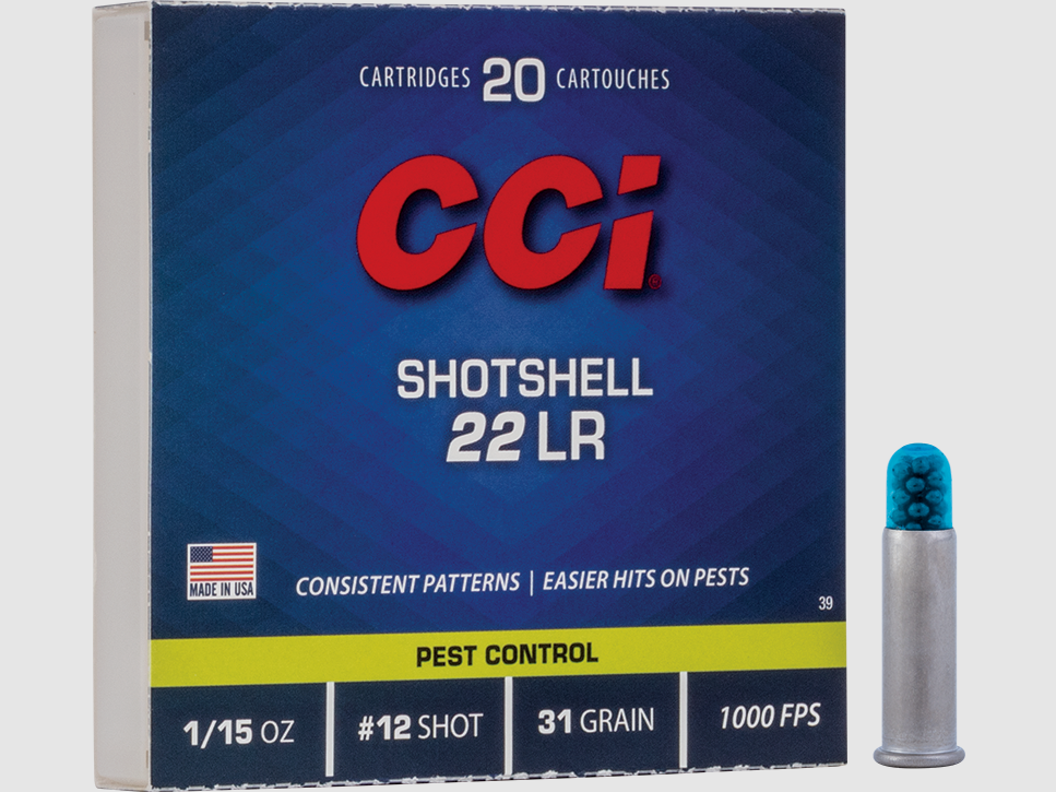 CART CCI C/22 LR SHOTSHELL BLEI 12, Bild 1 von 2