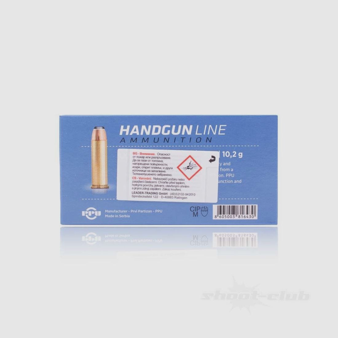 PPU - Prvi Partizan SJFP 158grs 50St .357Mag