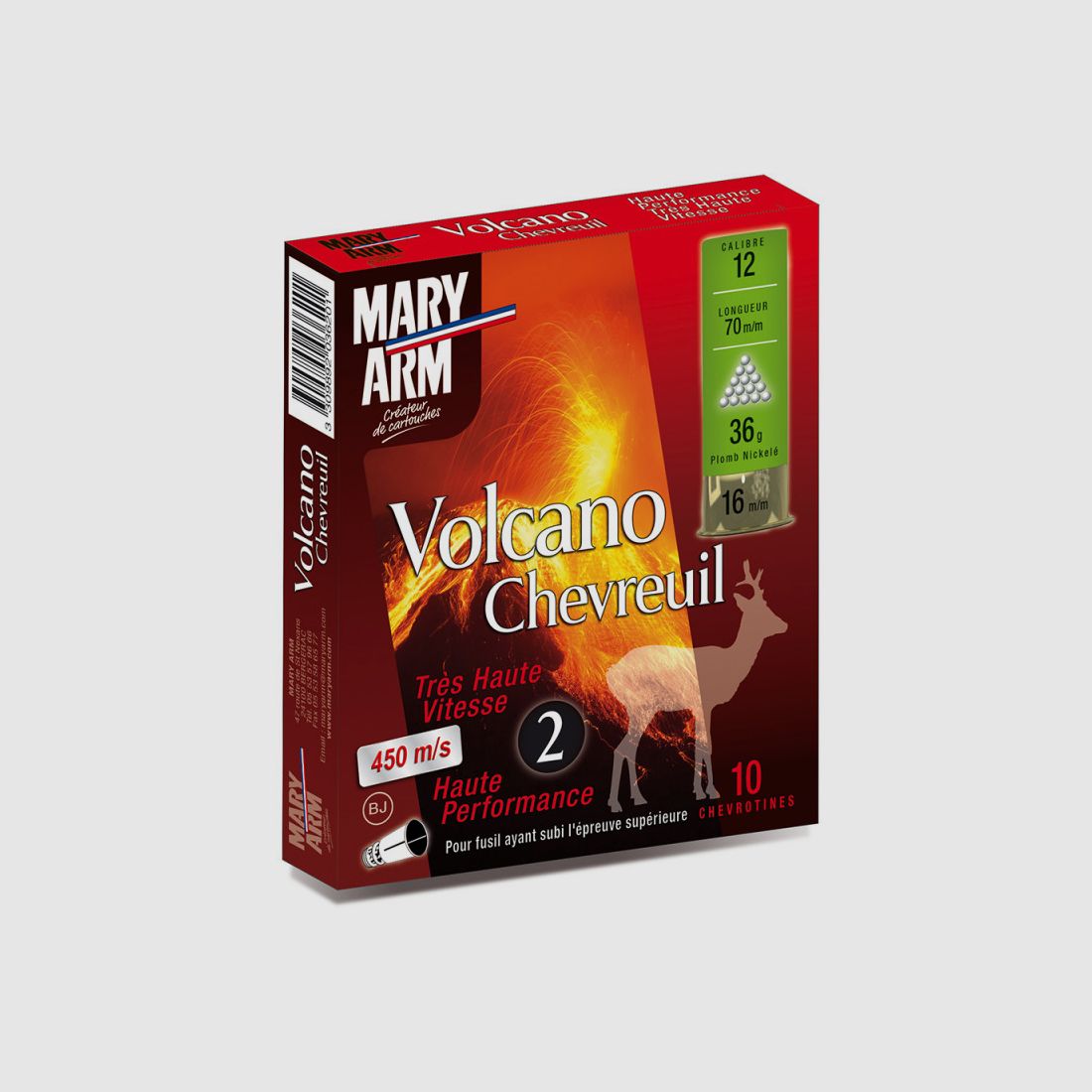 Patronen Mary Arm Volcano Reh 36 BJ C12