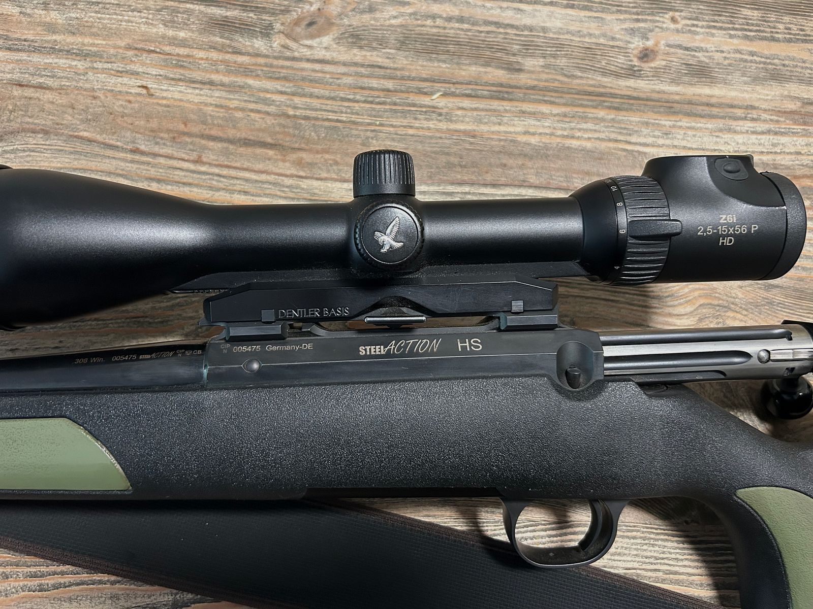 SteelAction HS .308Win mit Swarovski Z6i  2,5-15x56P u. Stalon  X108