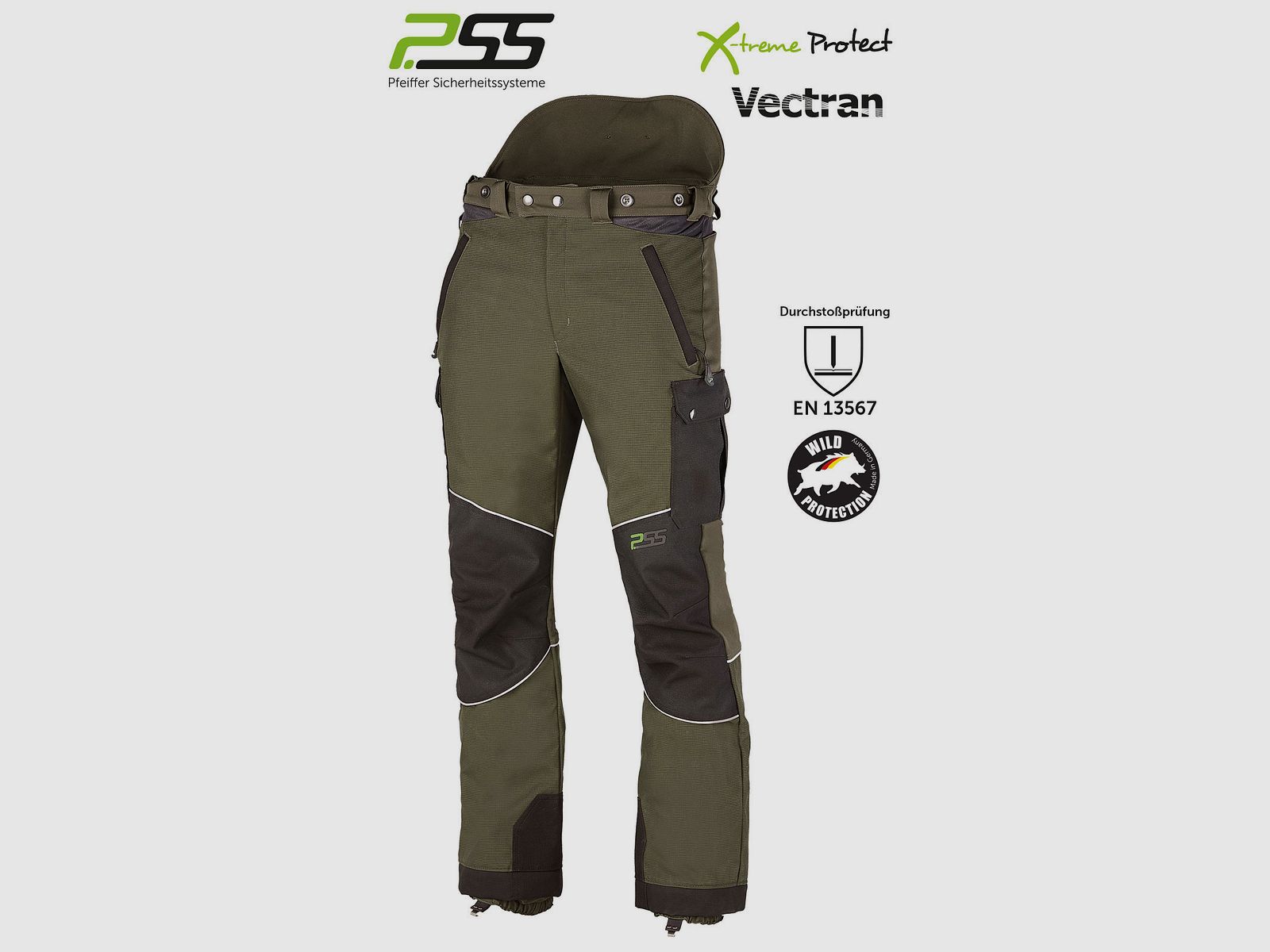 PSS X-treme Protect Sauenschutzhose grün
