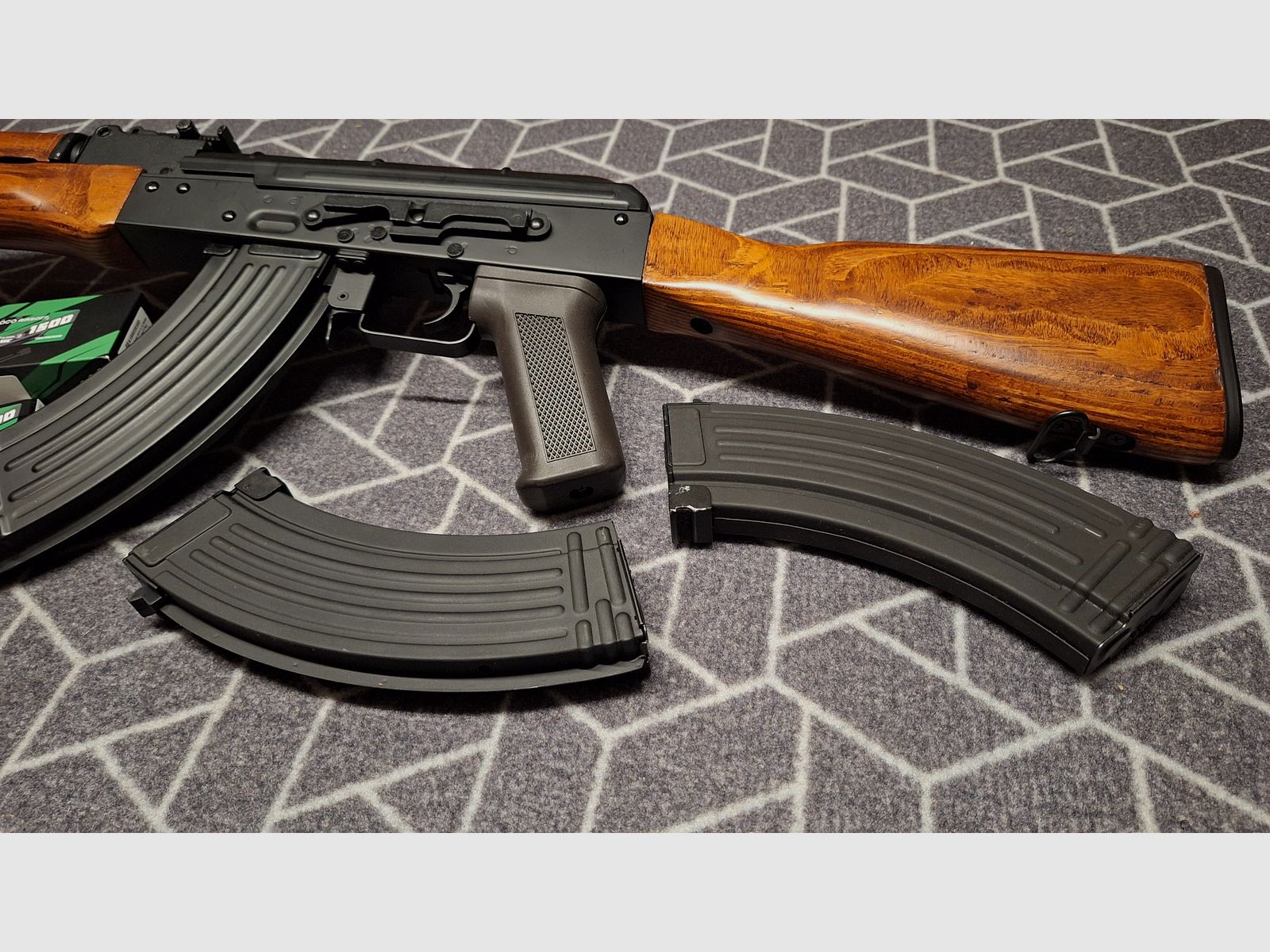 AK47 BEGADI SPORT AEG Vollmetall/Echtholz-NEU!