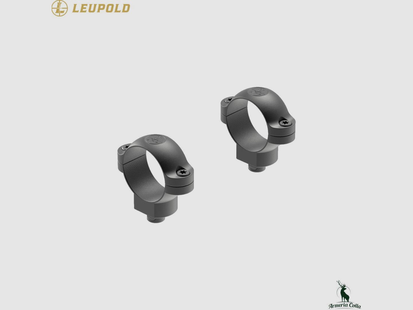 Leupold Anelli Acciaio Medio 1″ mod. QR